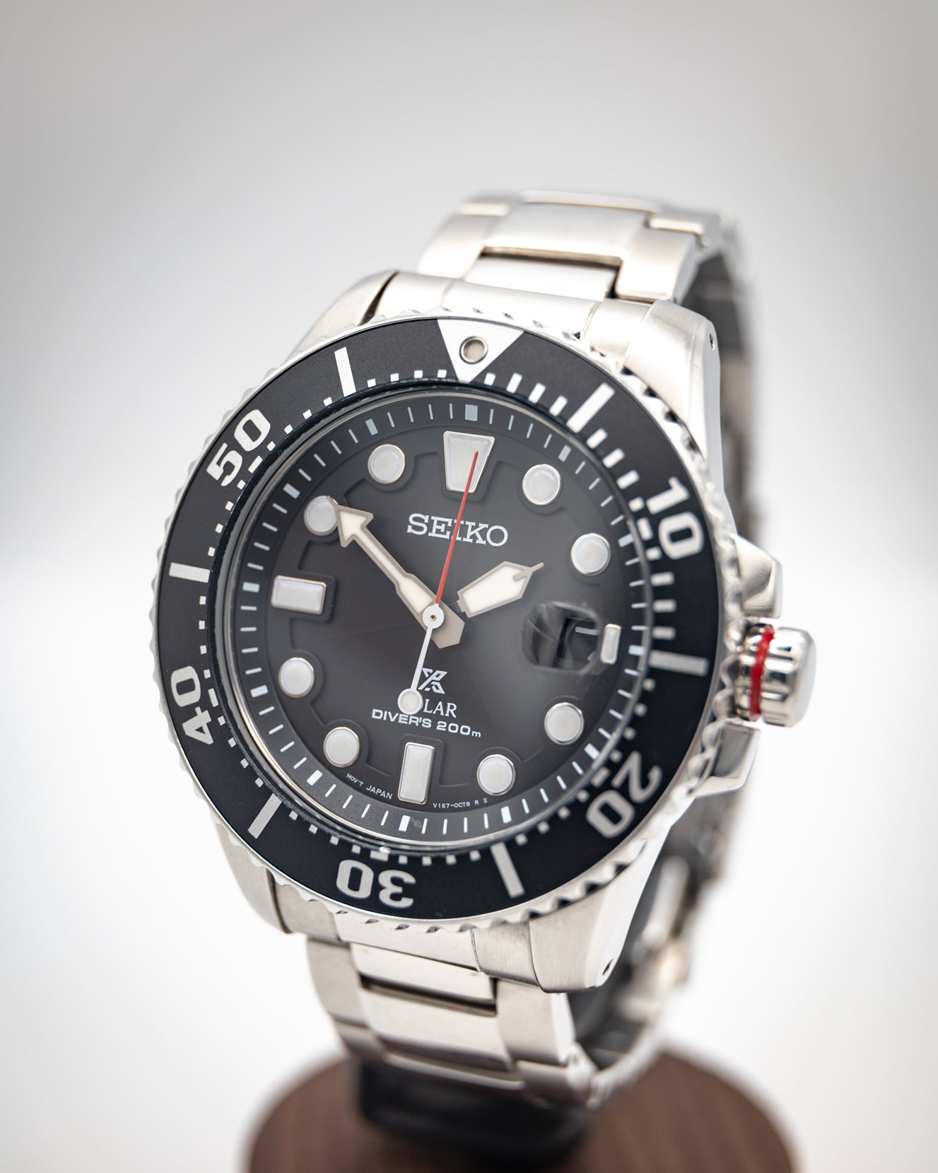 Seiko Prospex V157-0DF0 SNE579 Solar Diving Watch