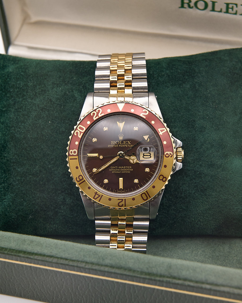 1979 Rolex GMT Master I - 1675/3 "Root Beer" - Nipple Dial